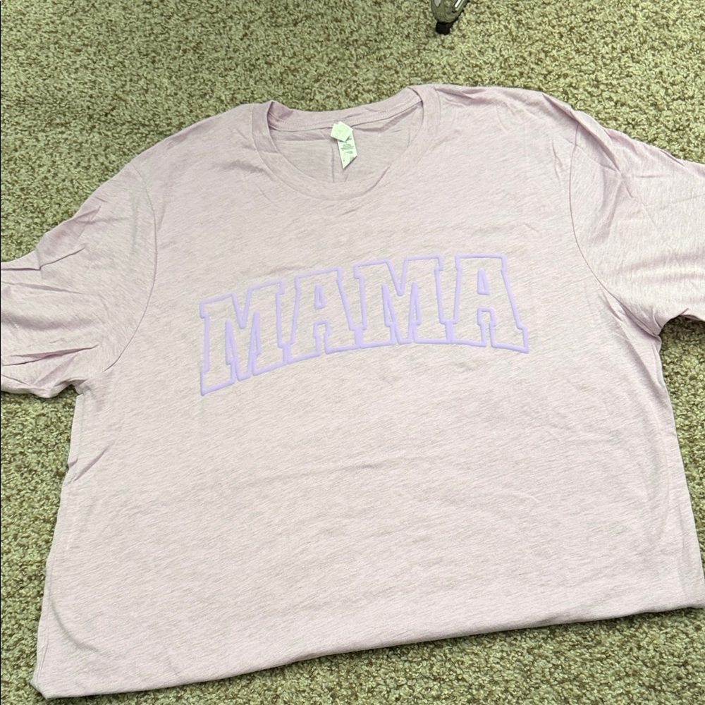 MAMA Graphic Tee - Light Lavender